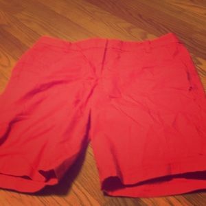 Pink Bermuda shorts